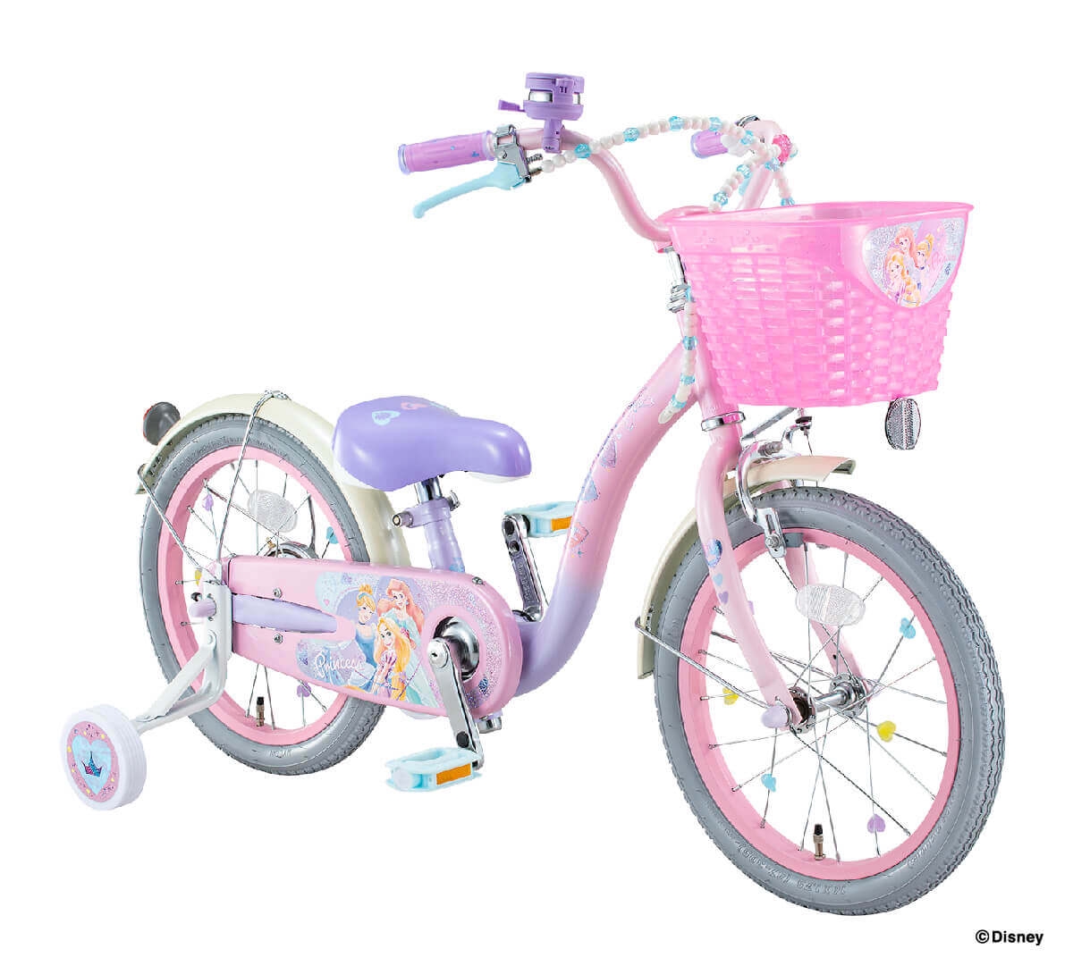 ディズニー　プリンセス　自転車　ゆめカワ　子供用 プリンセス ゆめカワ 16インチ(アイデス)の商品詳細ページ