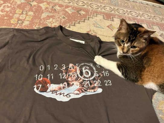 MM6 Maison Margiela メゾンマルジェラ Tシャツ 猫 MM6 Maison 