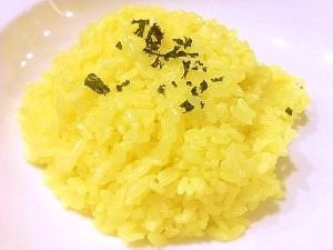 ご飯：黄飯（くちなしご飯）［大分県臼杵郷土料理］ | 茉莉花の食卓