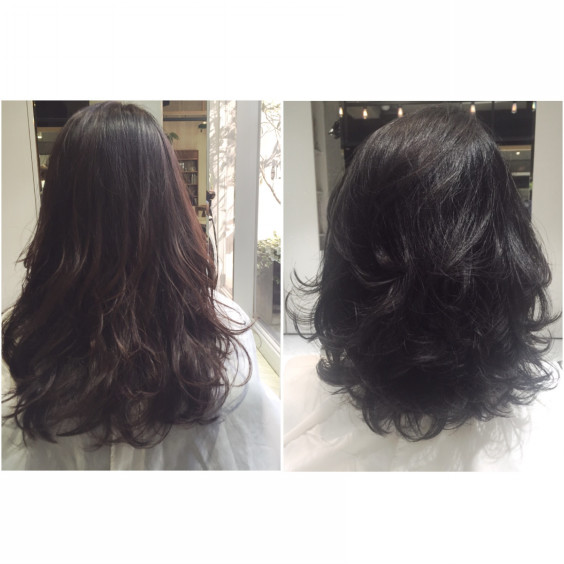 毛先だけパーマとソンブレと Anzie 坂狩トモタカ 表参道美容室 Anziecollete 自由が丘美容室 Tomotaka Sakagari