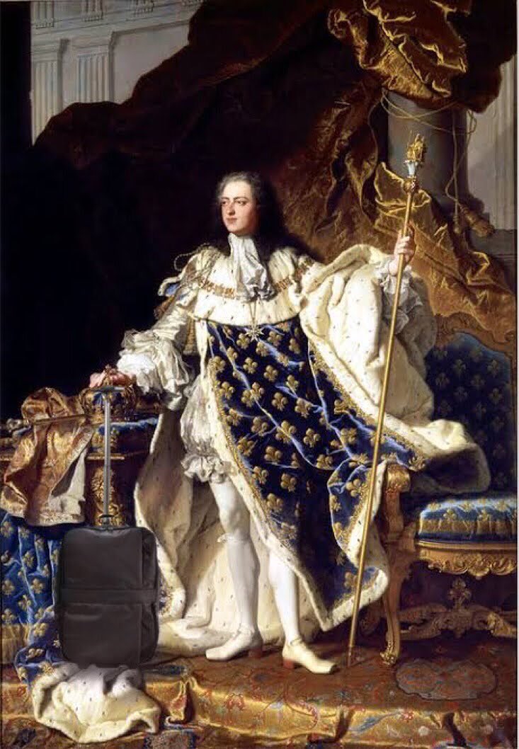 イアサント・リゴー「ルイ14世の肖像」（1701）「ルイ15世の肖像