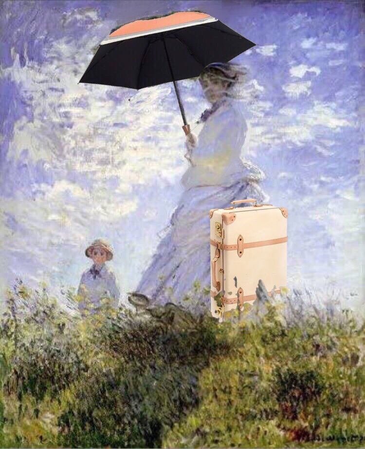 クロード・モネ「散歩、日傘をさす女」(1875)他 | スーツケースの伝道師の巣