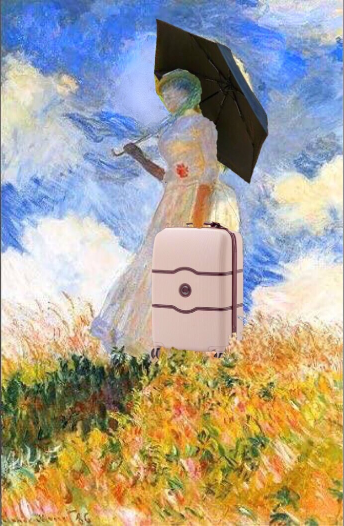 クロード・モネ「散歩、日傘をさす女」(1875)他 | スーツケースの伝道 