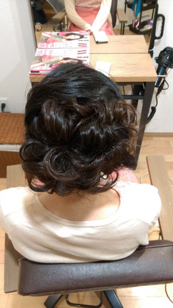 結婚式のヘアアレンジ 赤羽美容室beluベル Kei Mimura S Room