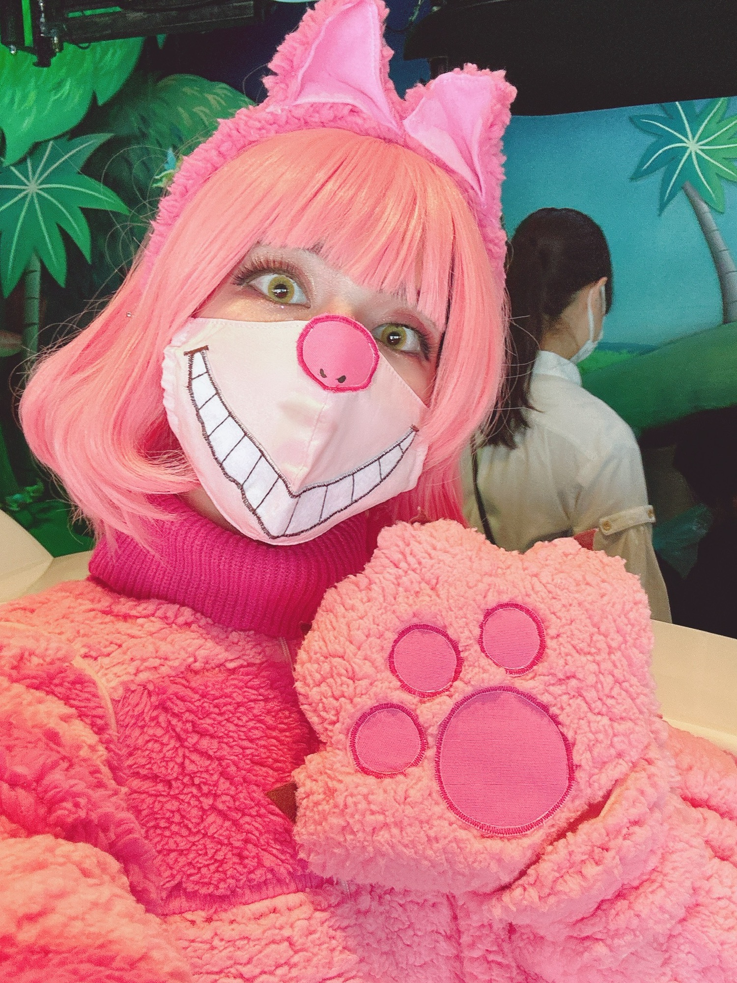 NYCダッフィーコスチューム☆チェシャ猫 Disney ジェラトーニ 服 着せ