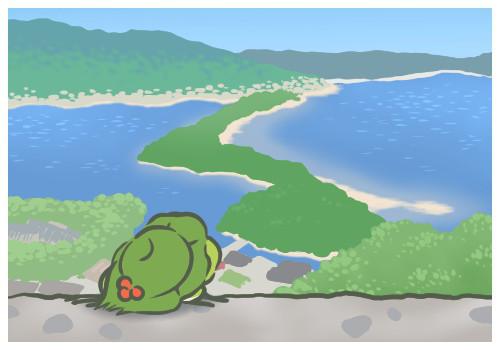 旅 かえる 写真