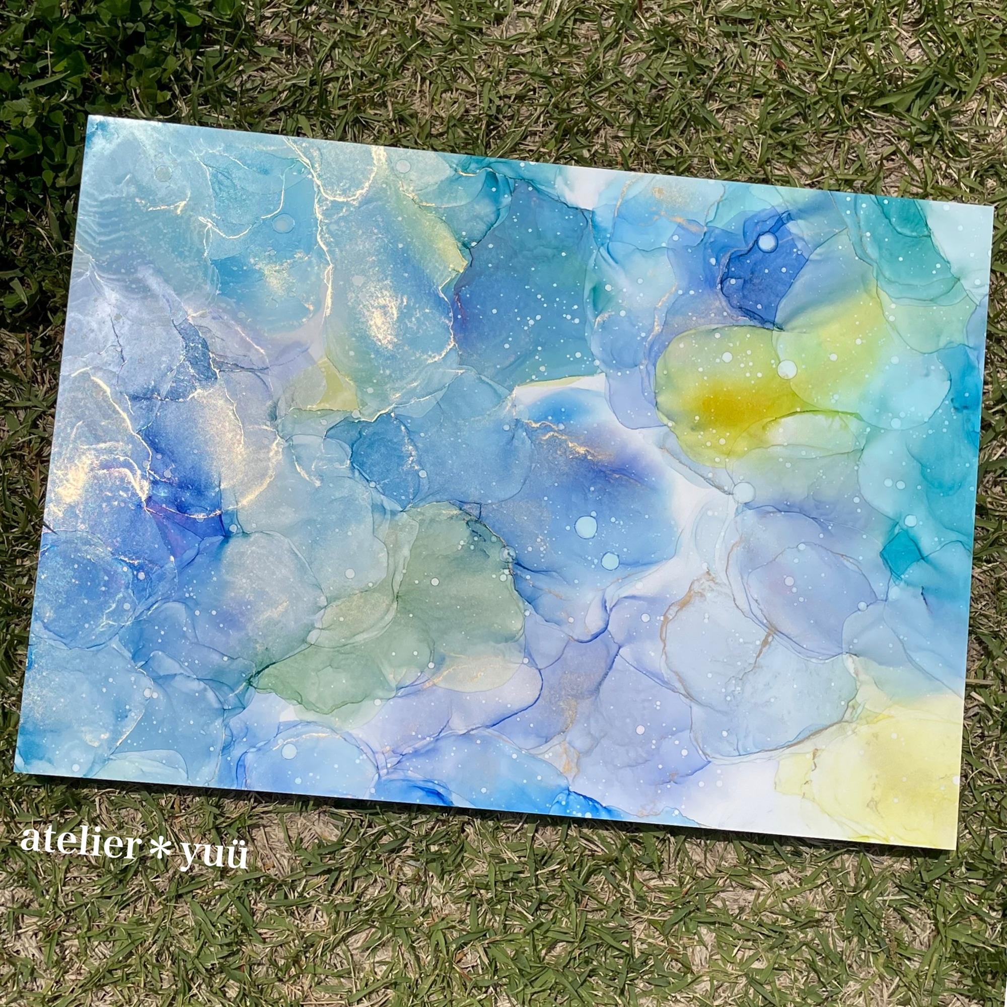 alcohol ink art menu | atelier＊yuu