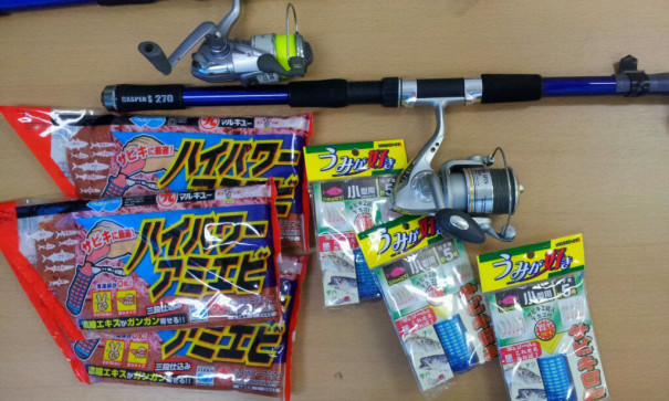 釣り具レンタル 港や浜辺から楽しめます 柴釣具商会 日向灘にもっとも近い釣具店