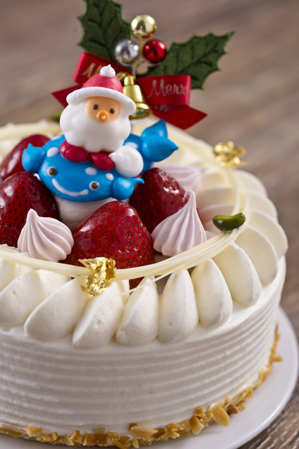 ジンベエザメに乗ったサンタがかわいいオキナワマリオットのクリスマスケーキ Okinawa Pr Web ジンベエザメに乗ったサンタがかわいいオキナワマリオットのクリスマスケーキ Okinawa Pr Web
