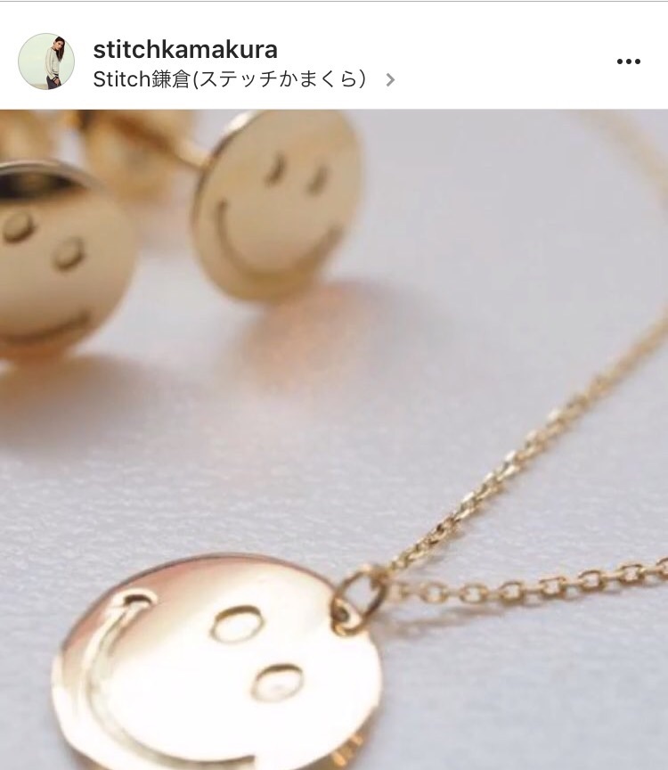 ♡超カワ♡K18マットYG♡スマイリー♡ニコちゃんフェイスピアス