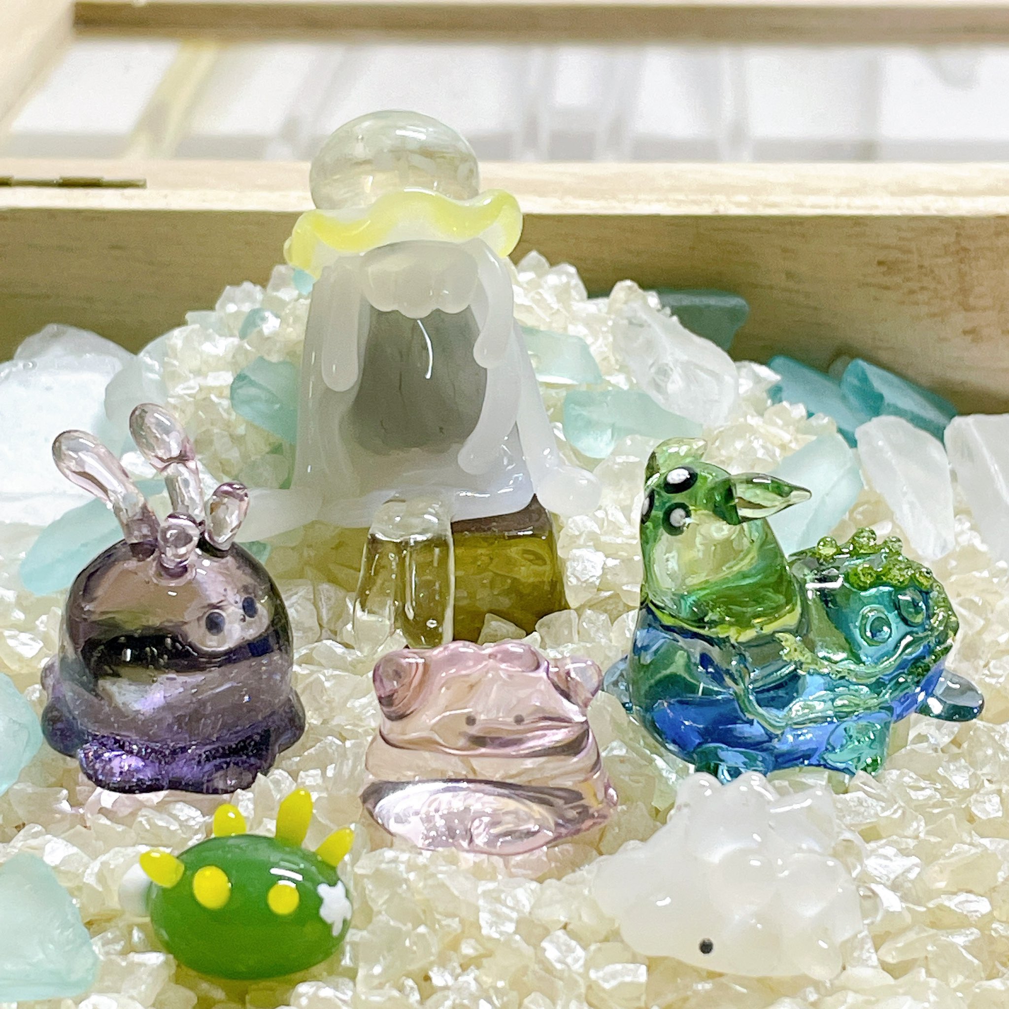 ウミウシ500匹とポケガラス | 温井ガラス工房