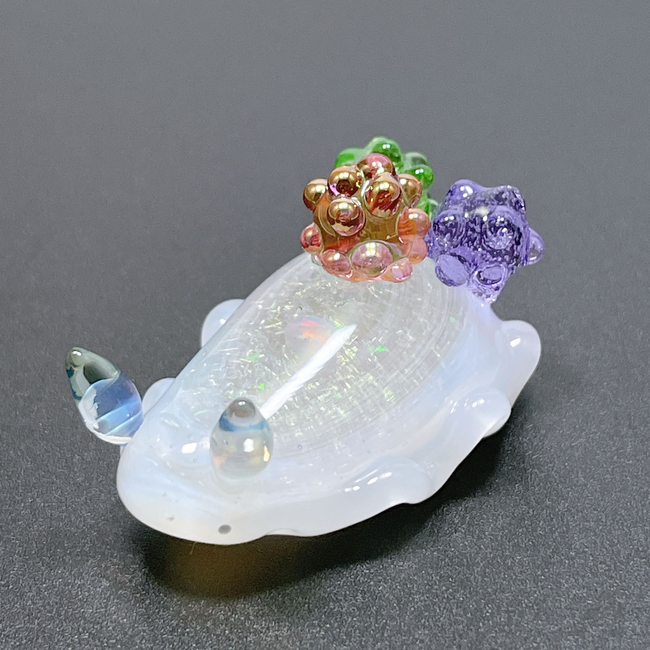 U1274［シデレア］宇宙を宿すガラスのウミウシ - 温井ガラス工房