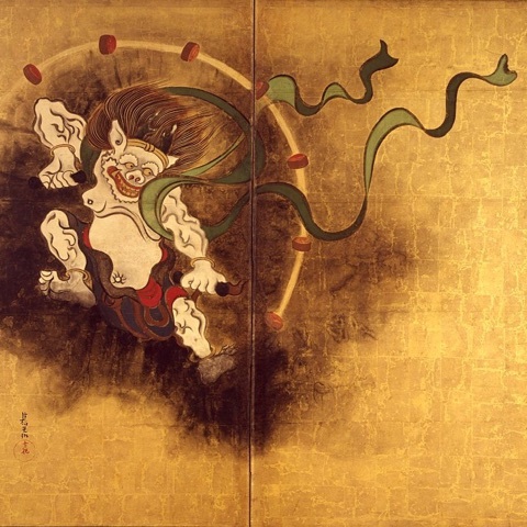 風神雷神図（ふうじんらいじんず）とは、風神と雷神を描いた絵画