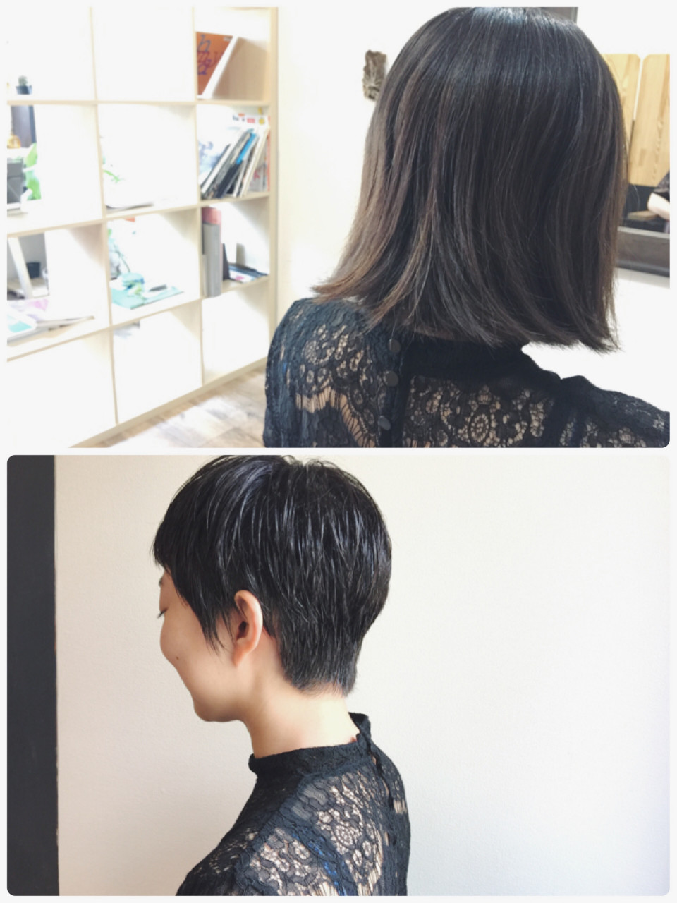 バッサリベリーショートに Hair Kuroe