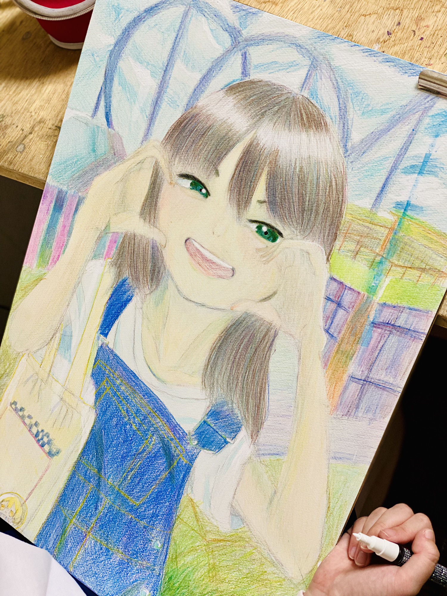 中学生》自画像 | 絵画教室【ATAGO ART Lab.／あたごラボ】