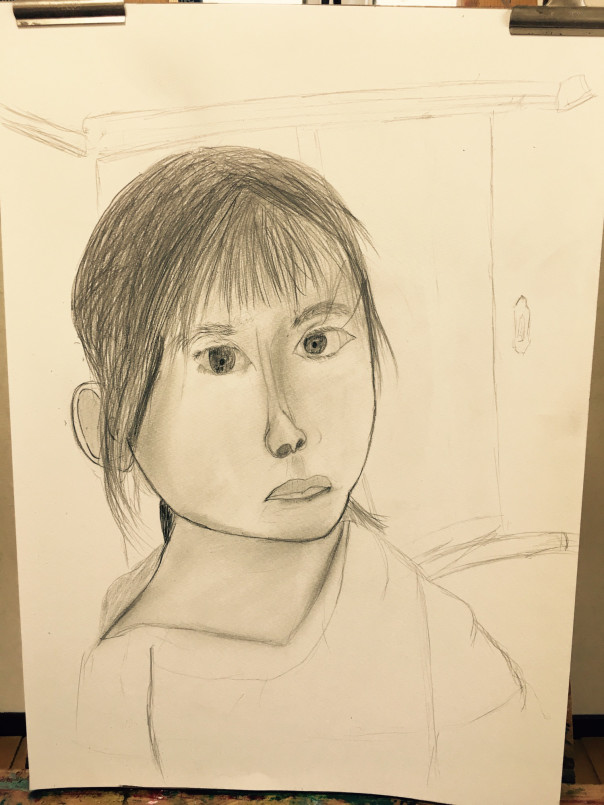 自画像 中学生 絵画教室 Atago Art Lab あたごラボ 自画像 中学生 絵画教室 Atago Art Lab あたごラボ
