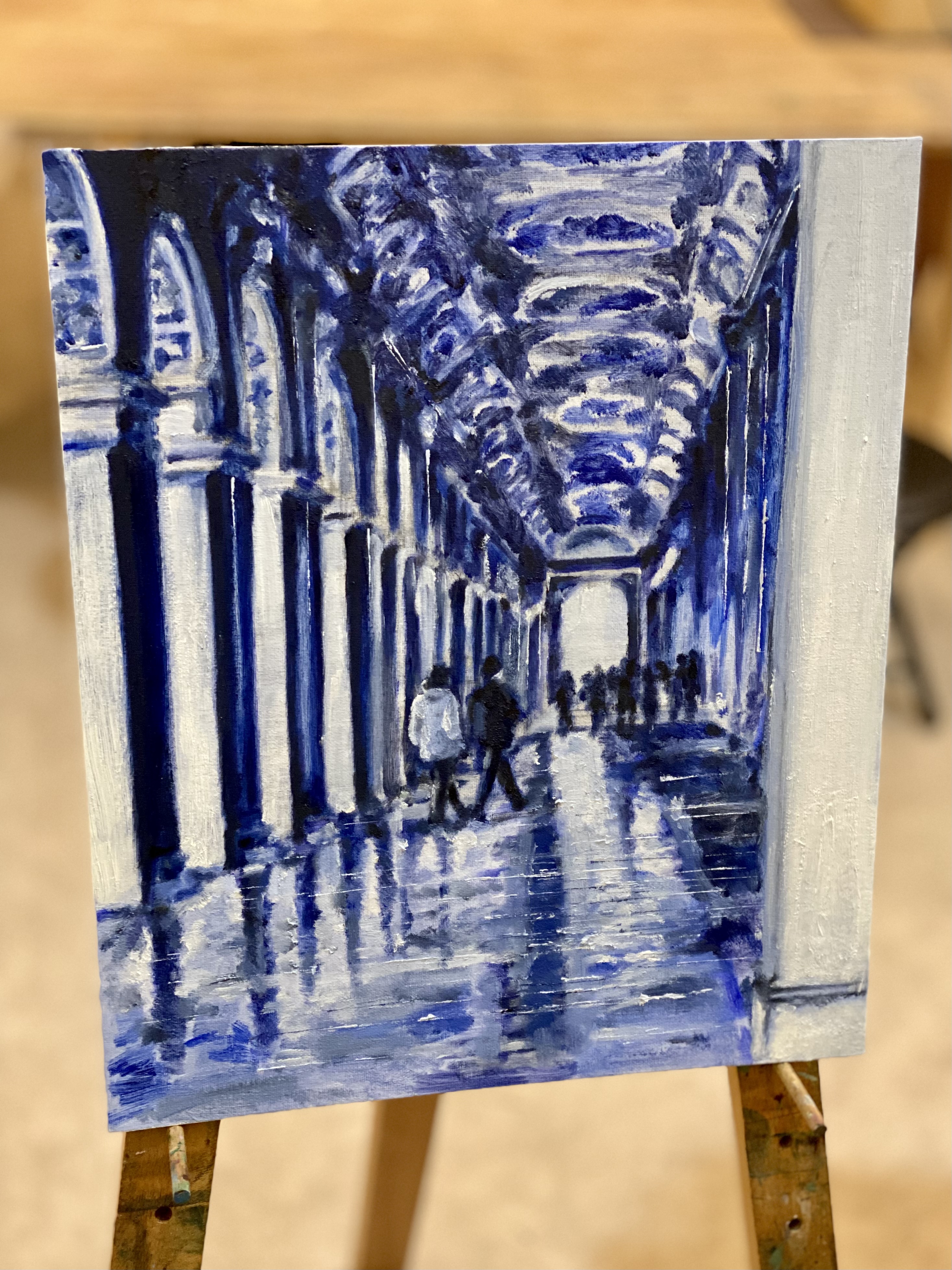 油絵　美術大学生が描いたものです。 14センチ（横）18センチ（縦） 楽天市場】絵画 油絵 額入り油彩 手描き F4サイズ 黄金富士 縦