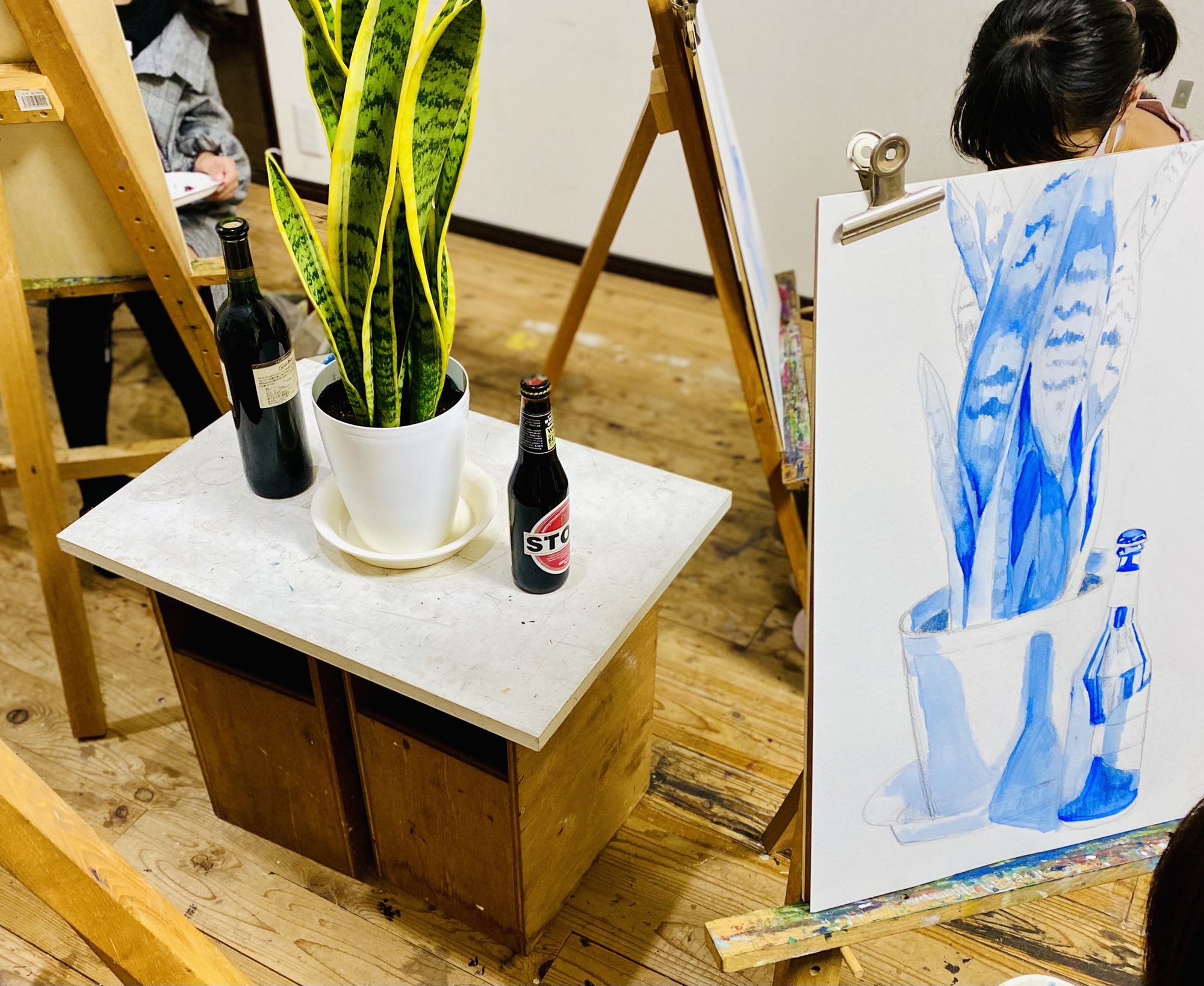 中学生+小学生》三原色で描く | 絵画教室【ATAGO ART Lab.／あたごラボ】