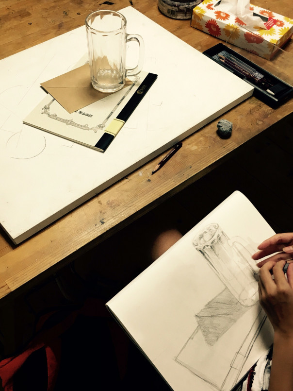 鉛筆デッサン 学生 7 絵画教室 Atago Art Lab あたごラボ 鉛筆デッサン 学生 7 絵画教室 Atago Art Lab あたごラボ