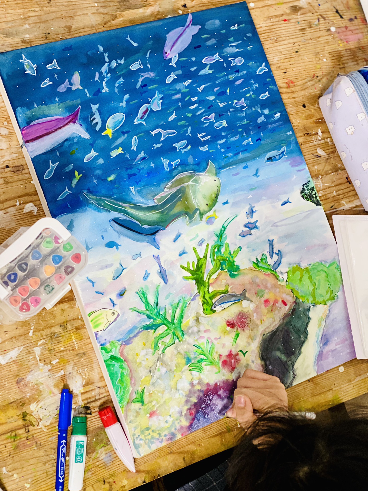 【夏休み自由研究OK】油絵作品／中高生向け／美術課題・提出用にそのまま使えます 夏休み自由研究OK】油絵作品／中高生向け／美術課題・提出用にそのまま