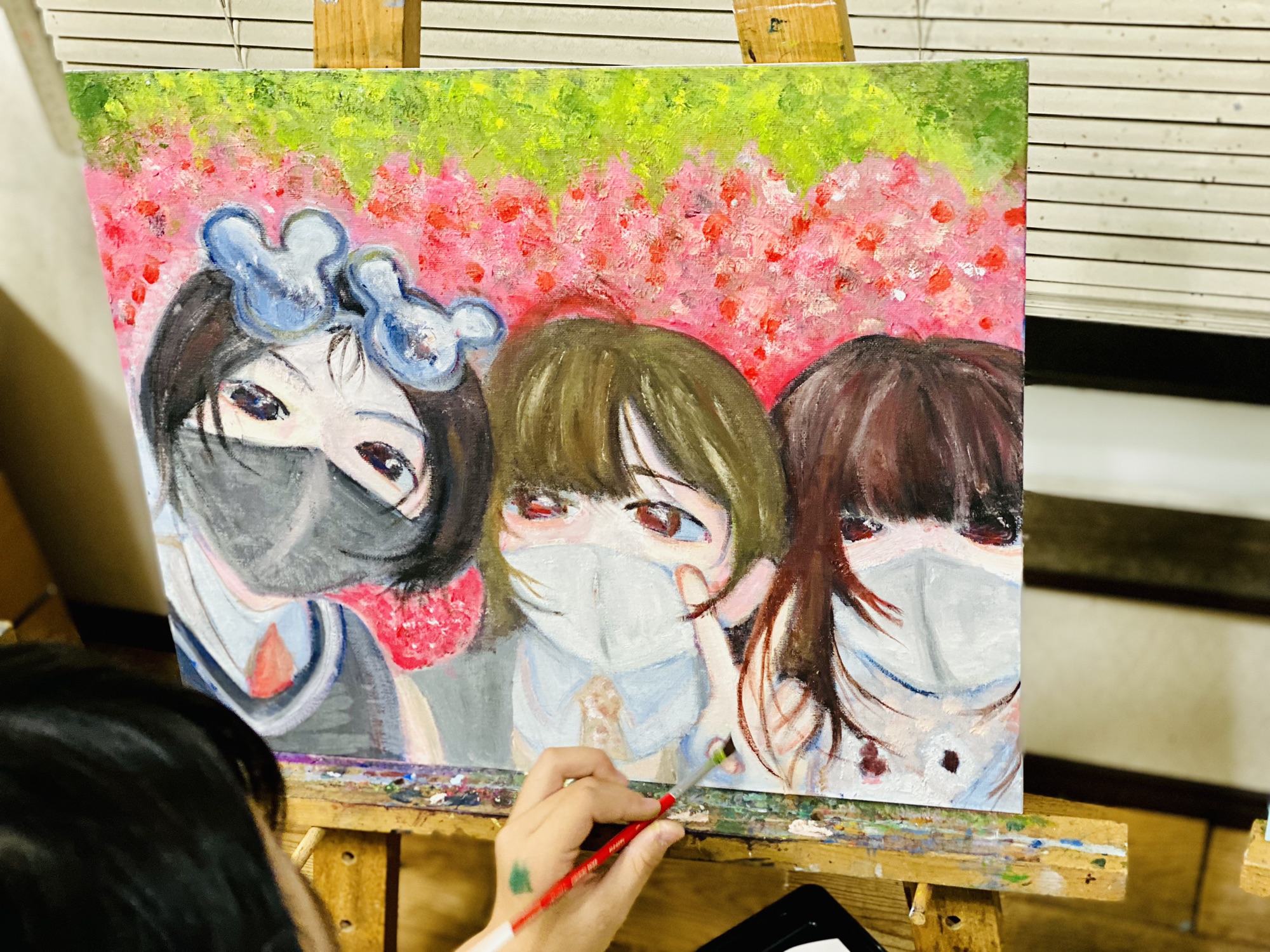 某有名小学生画家の描いたアートの写真 小学生が描いた昭和の風景展｜ アルトネ
