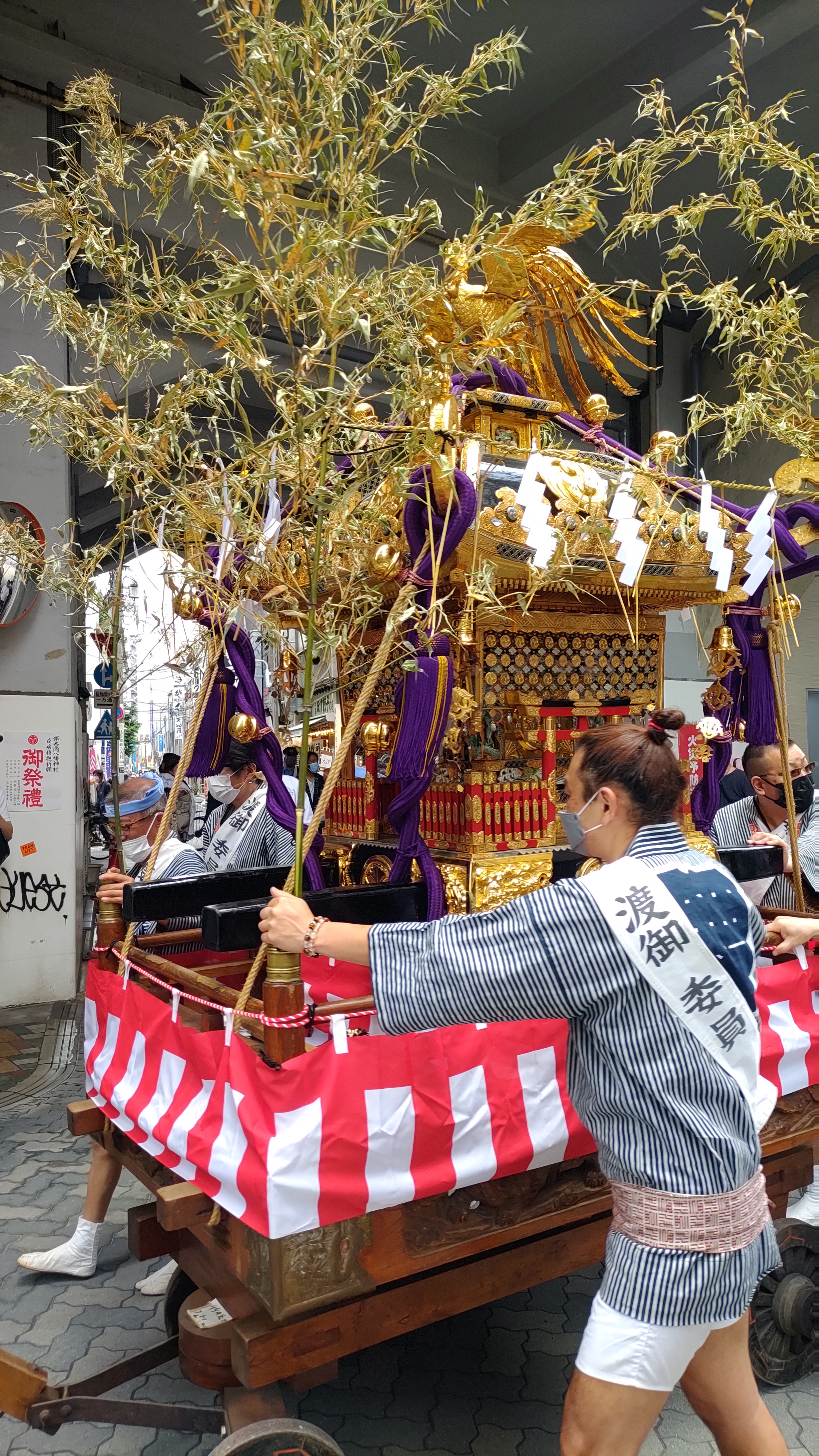 非売品】銀杏岡八幡神社 御祭禮 手ぬぐい - electrabd.com