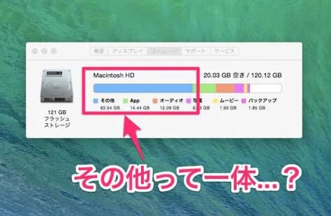 Macの その他 の容量が異常に多いときの対処法 欠林檎 カケリンゴ Macの その他 の容量が異常に多いときの対処法 欠林檎 カケリンゴ