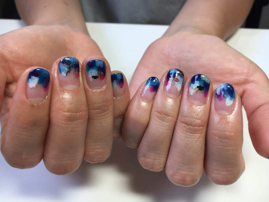 レオレオニ スイミー 北欧風シロクマネイル Nail Atelier Tuulikki