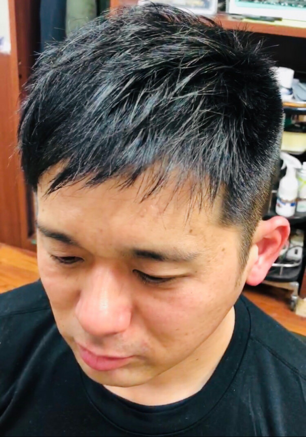 薄毛ヘアスタイル集 大東市理容店 Hair Salon Kurisu 平日予約で19時30 21時まで営業中