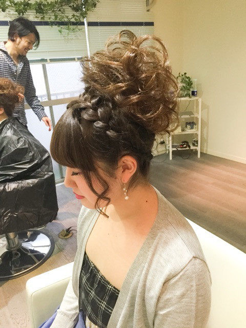 雪だよ ジャニーズwestライブ 天神今泉のヘアセットヘアアレンジ スマイリーmako