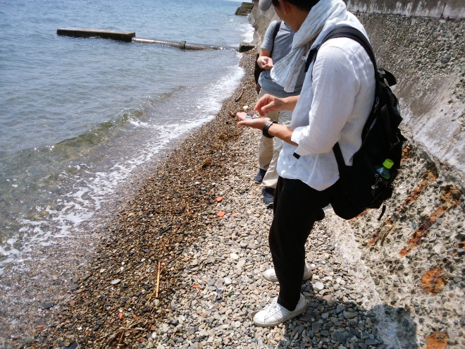 六島のお宝シーグラスさん 海の駅 六島 パート１