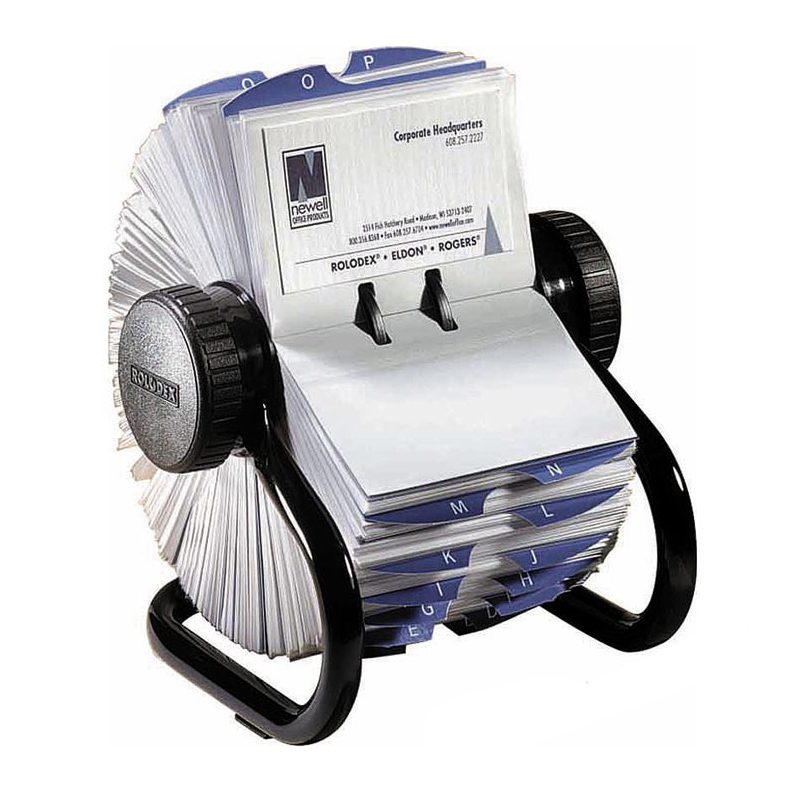 ローロデックス ROLODEX 回転式名刺ホルダー、スタンド式 4台 セット