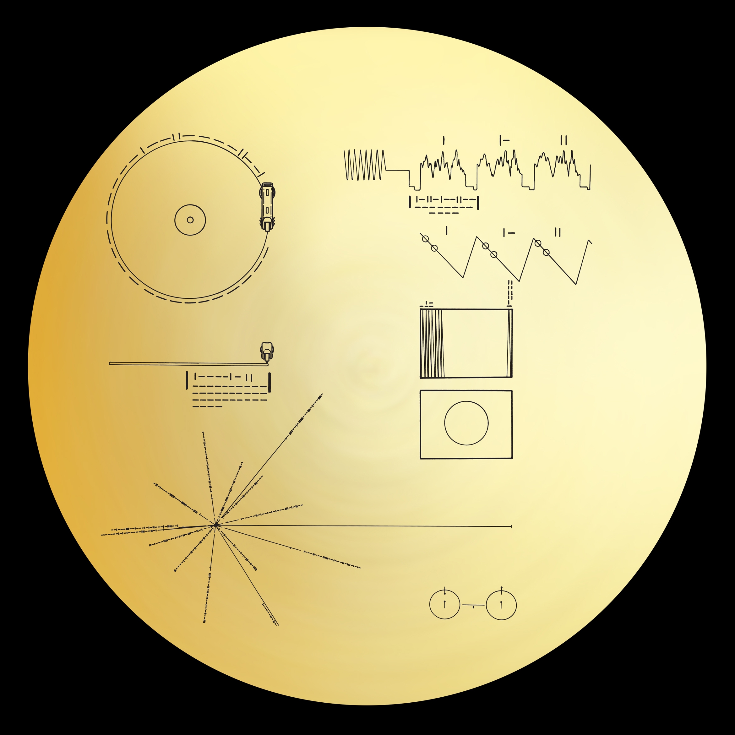 voyager spacecraft disc