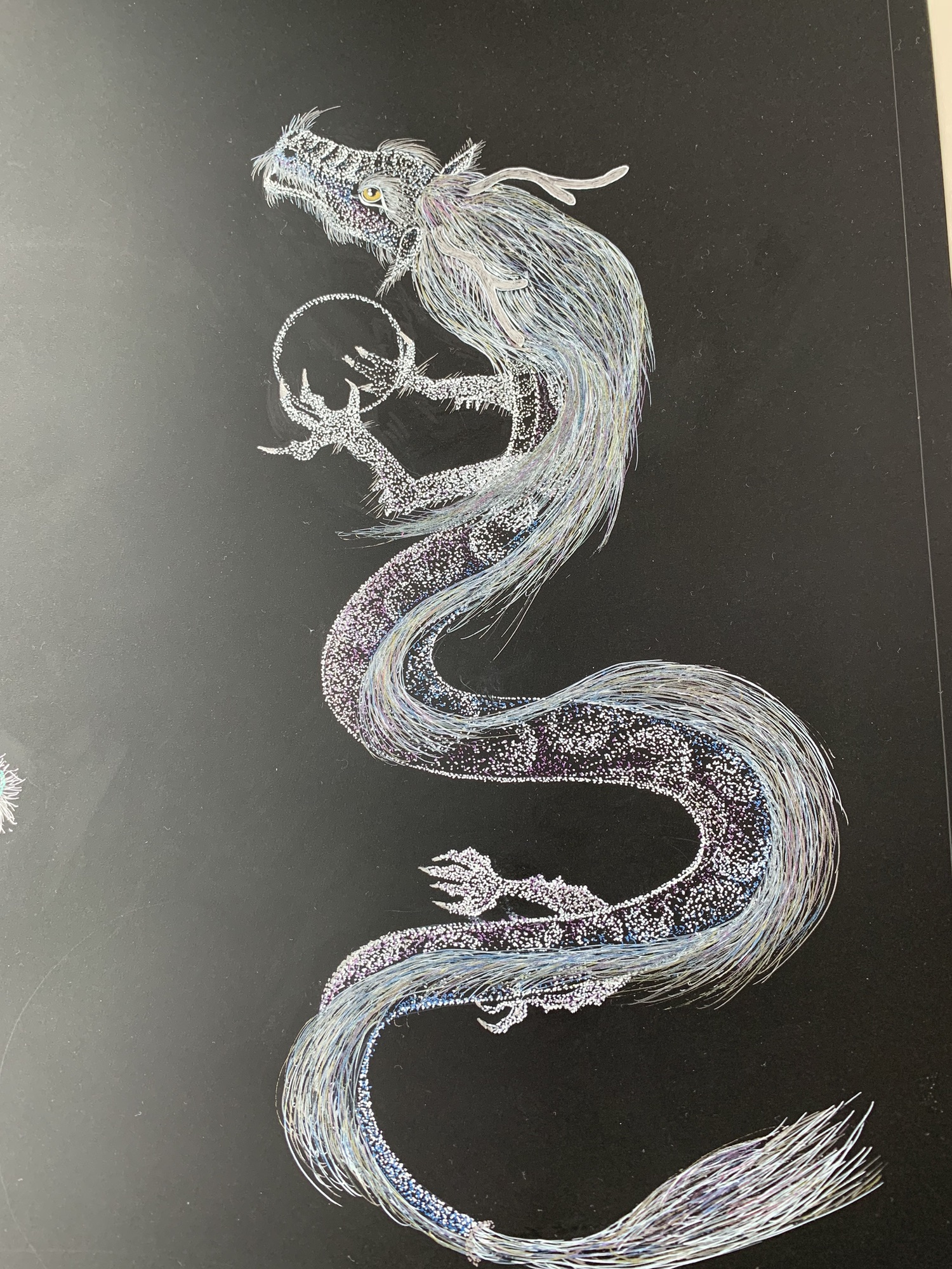 緑の龍さん🐲白い龍さん🐉 | 点描画アーティスト✨✨悠由の部屋