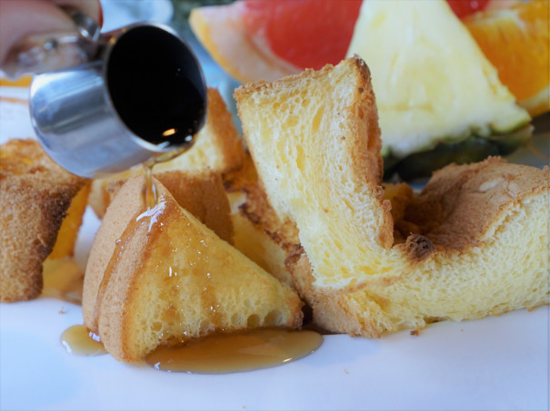 ふわクシュがエンドレス シフォンケーキのトースト 布武 一途 いちづ 岐阜市上土居 岐阜モーニング Love Gifu Morning 愛すべき岐阜モーニング