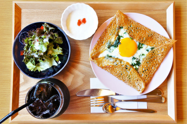 イチオシはレアな そば粉のガレット モーニング はこにわ珈琲 各務原市蘇原 岐阜モーニング Love Gifu Morning 愛すべき岐阜 モーニング