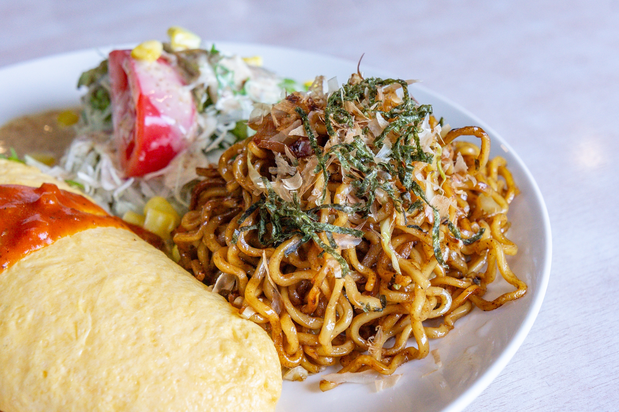 各務原市鵜沼【MUSA（ムーサ）】愛しのプルプル特大オムレツモーニング