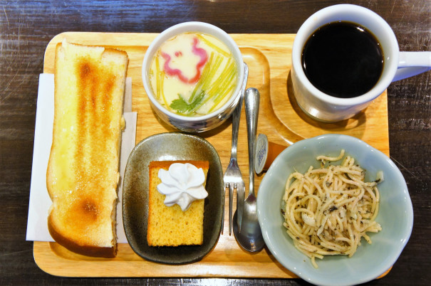 たっぷりの極上茶碗蒸しで不動の人気のモーニング ひょっとこ 岐阜市茂地 岐阜モーニング Love Gifu Morning 愛すべき 岐阜モーニング