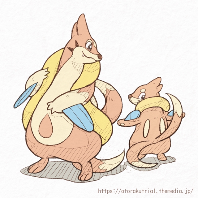 ブイゼル、フローゼル（『ポケットモンスター』） | おとらく