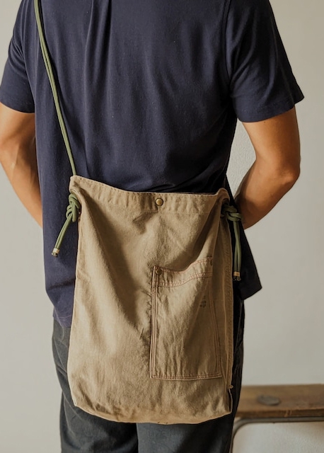 OSOIBROTBAGショルダーコーヒー ソトコーヒー | arbre coffee dyed - コーヒー染めと、手織りと暮らす-