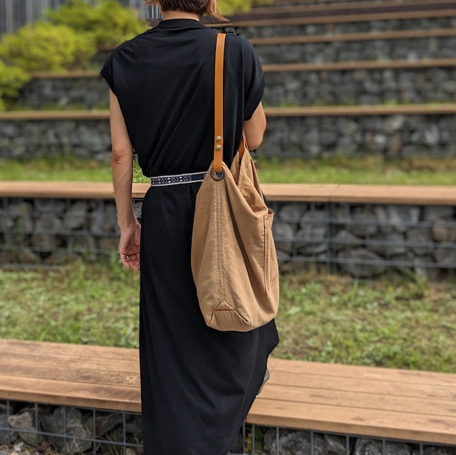 ⭕️vintage 染め❗️A4 コットンバッグ　鉄錆色スペシャル‼️73 ソトコーヒー | arbre coffee dyed - コーヒー染めと、手織りと暮らす-