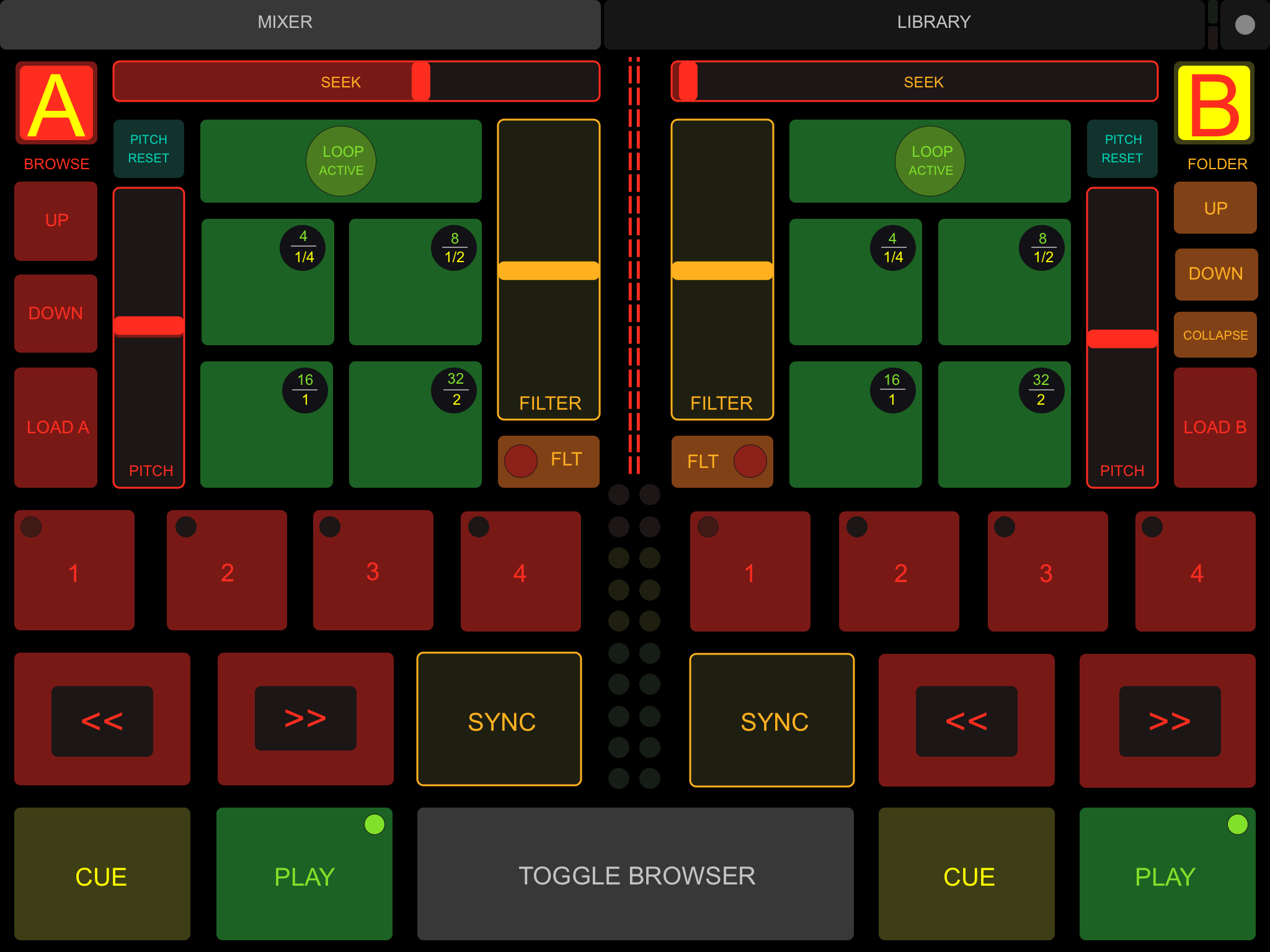 Dj Traktorpro用touchoscレイアウト Midiマッピングデータ Free Dl Mobilog モビログ