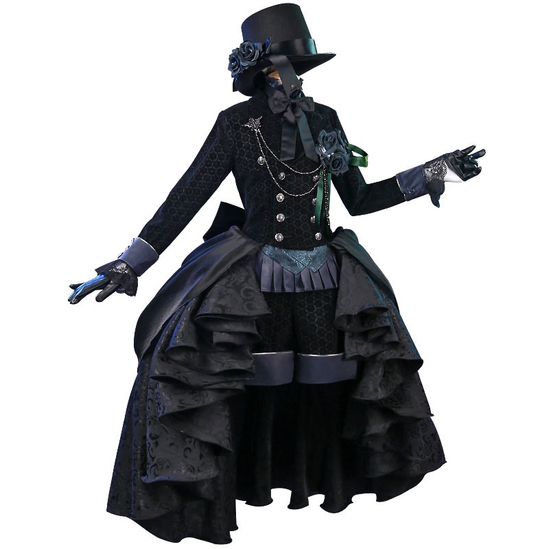 シエル コスプレ衣装 黒執事 豪華セット 葬式礼服 メンズスーツ