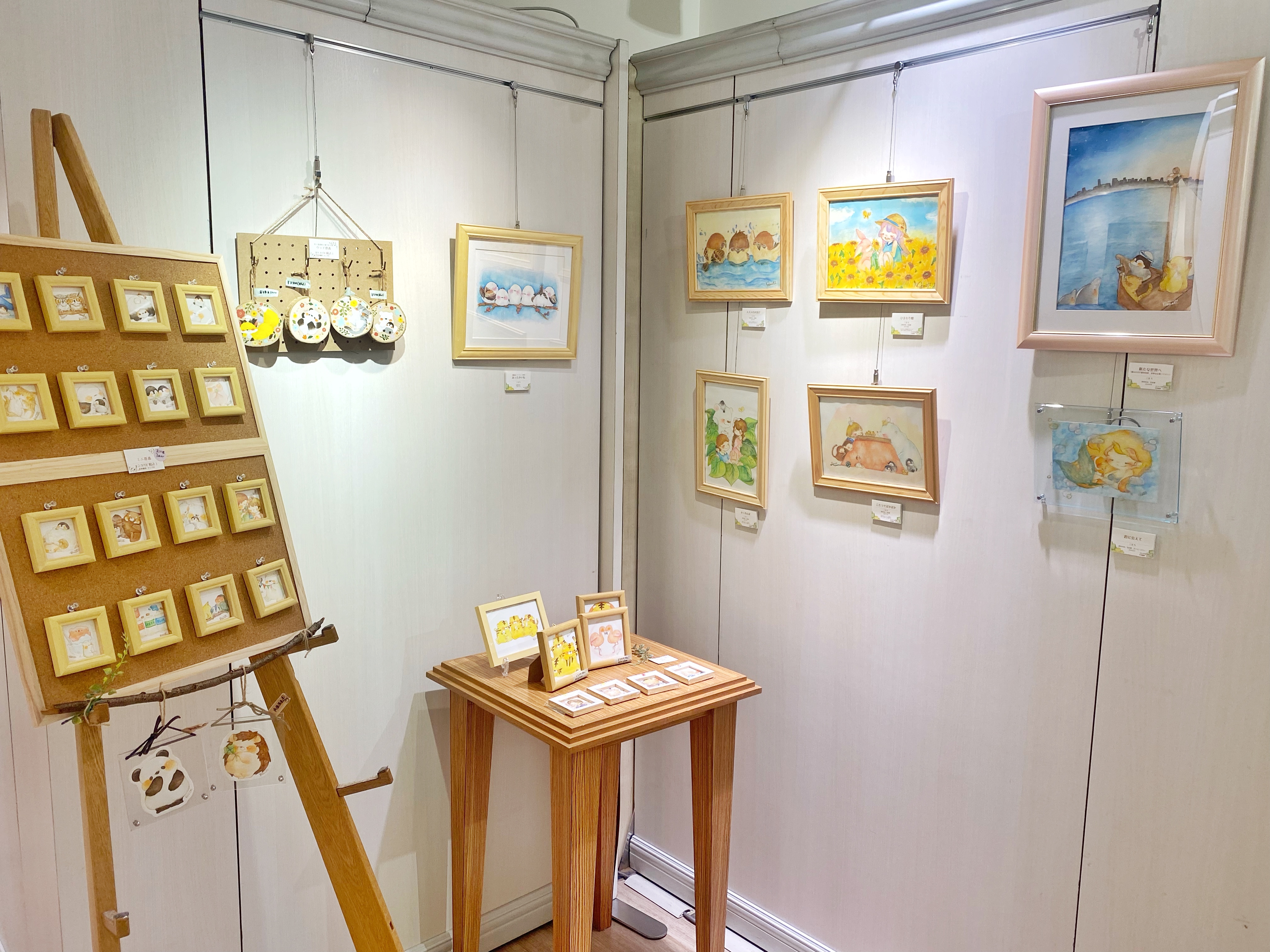 こまち初個展「しあわせみっけ」in高槻阪急🍀ありがとうございました