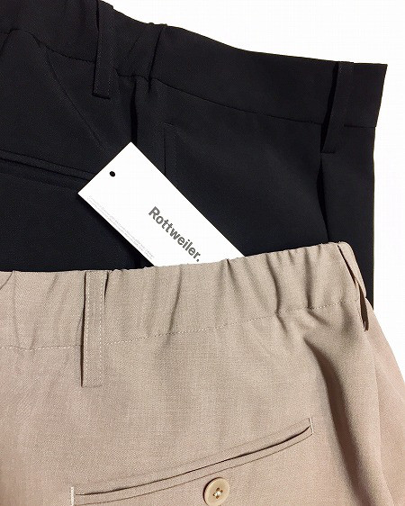 ROTTWEILER. 22SS / BLACK DOG SLACKS | tinyworld.news