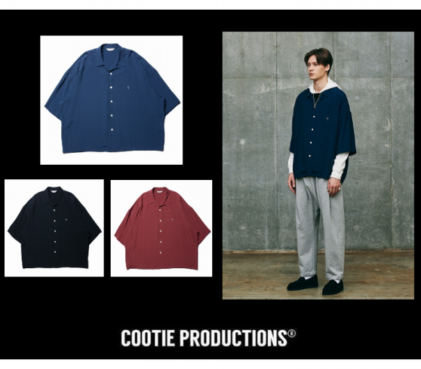 かわいい！ COOTIE Rayon Open Collar S Shirt tdh-latinoamerica.de