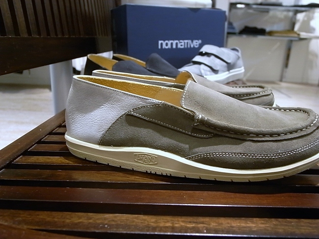 nonnative / MARINER SLIPON COW SUEDE by ISLAND SLIPPER etc