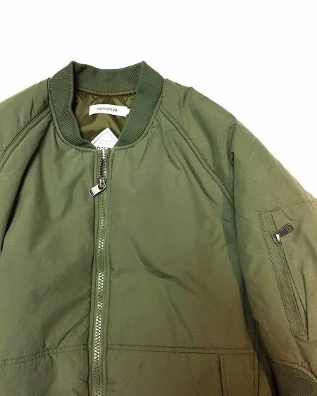 nonnative オリーブ ミリタリーブルゾン お勧めのMA-1ブルゾン (nonnative) | transistor
