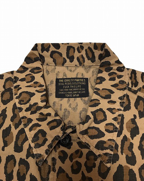 WACKO MARIA / LEOPARD FATIGUE JACKET | tinyworld.news