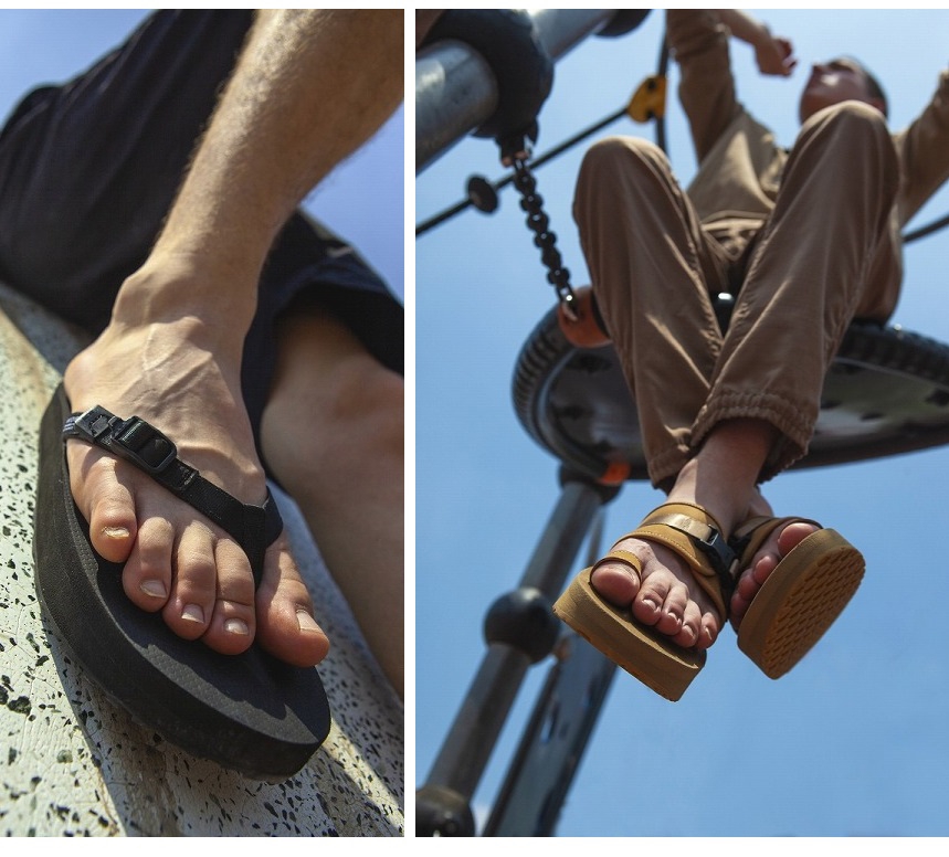 織り柄チェック nonnative × suicoke mariner sandal | ochge.org